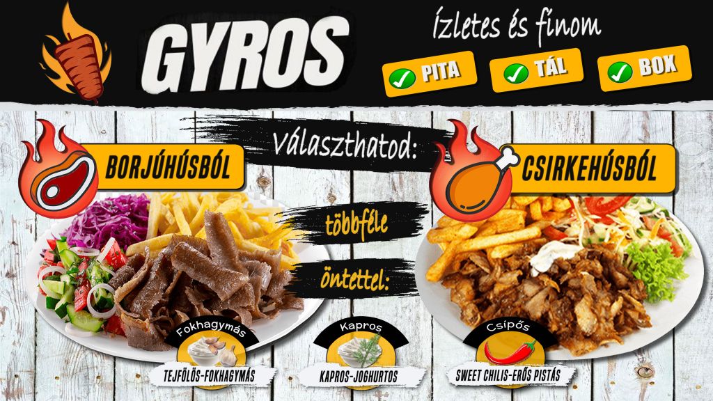 Gyros reklám