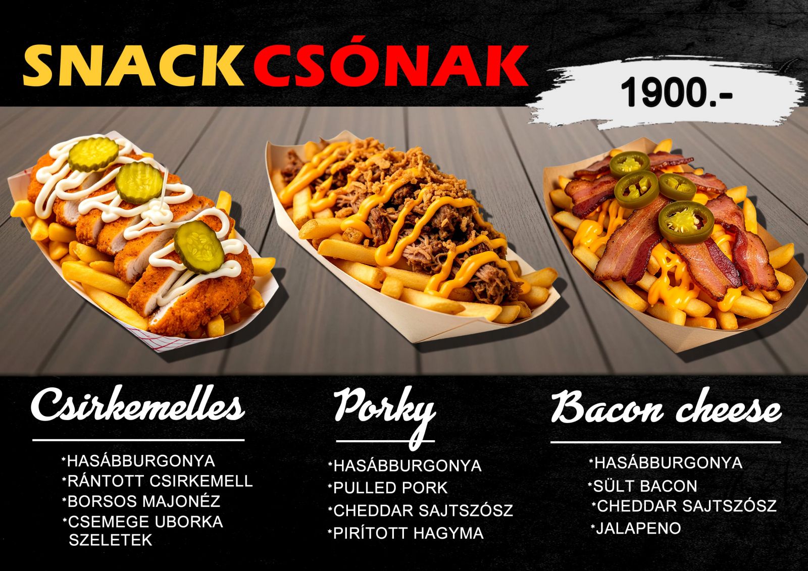 Snack csónak